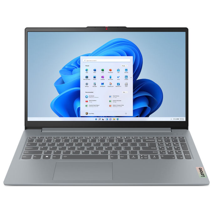 Lenovo, IdeaPad Slim 3 15IRU8, Intel Core i3-1315U, 15.6'' Full HD, 8GB RAM, 512GB SSD, Grigio