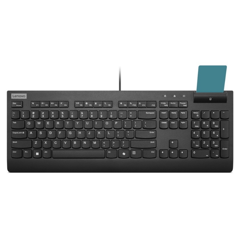 Lenovo smartcard wired keyboard ii tastiera ufficio usb tedesco nero Lenovo smartcard wired keyboard ii tastiera ufficio usb tedesco nero