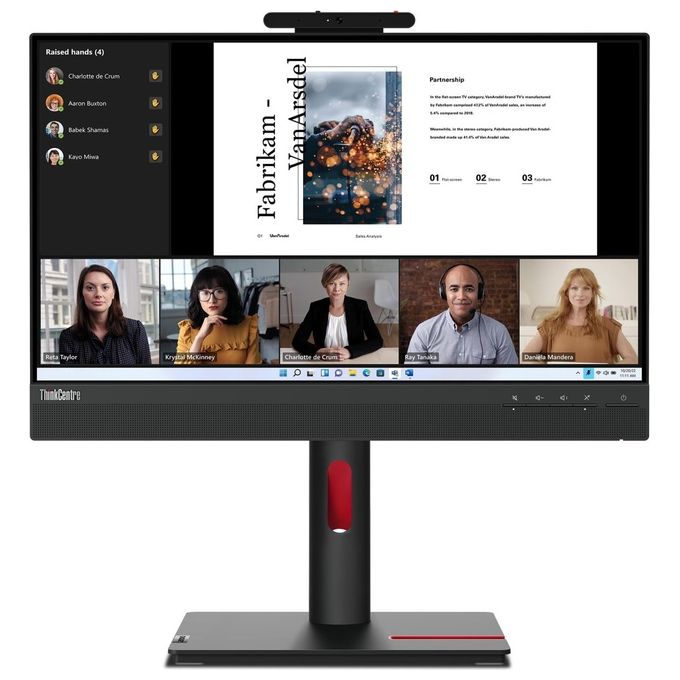 Lenovo ThinkCentre Tiny-In-One 22 Monitor PC 21.5'' 1920x1080 Pixel Full HD LED Touch Screen Nero