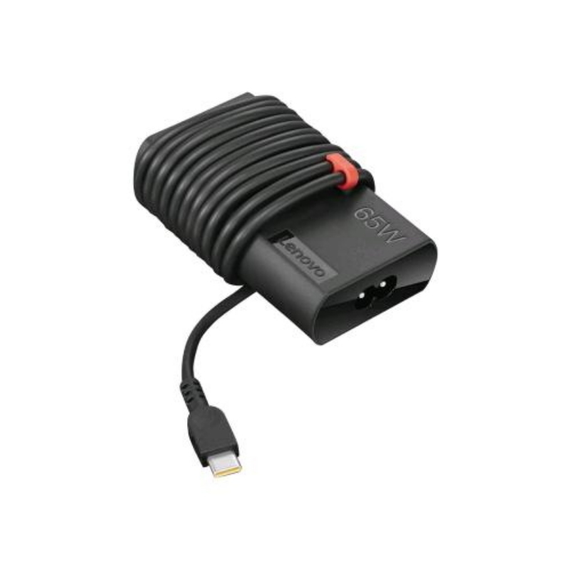 Lenovo thinkpad 65w slim ac adapter (usb type-c) - alimentatore - 65 watt nero