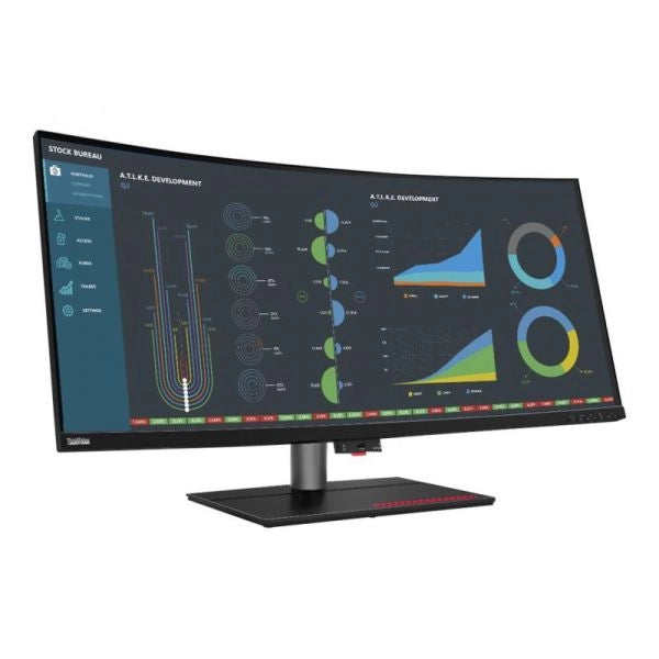 Lenovo thinkvision p40w-20 monitor pc 100,8 cm (39.7") 5120 x 2160 pixel 5k ultra hd led nero - 124258