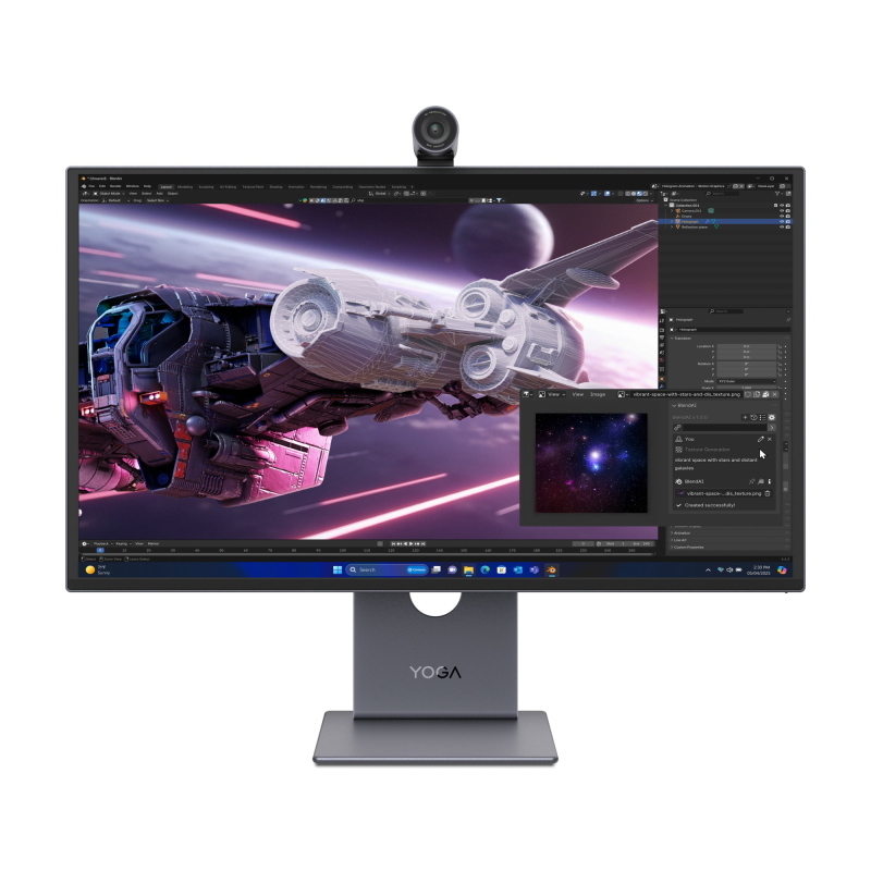 LENOVO Yoga Pro 27UD-10 MONITOR, 26,5 ", UHD 4K, 3840 x 2160 Pixel, tempo di risposta 0,03 ms, refresh rate 120 Hz