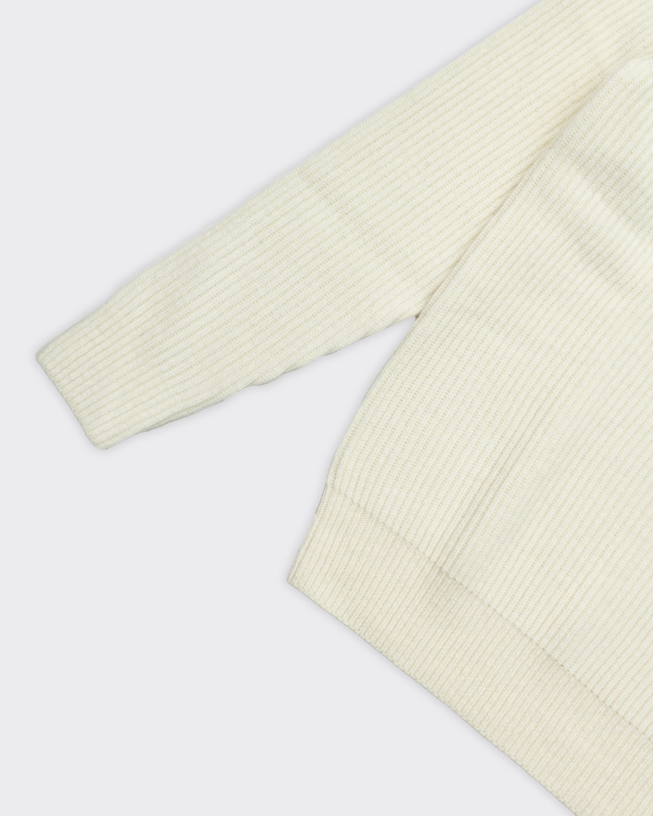 Les Deux Maglione Eddie Knit Rib Rollneck Avorio