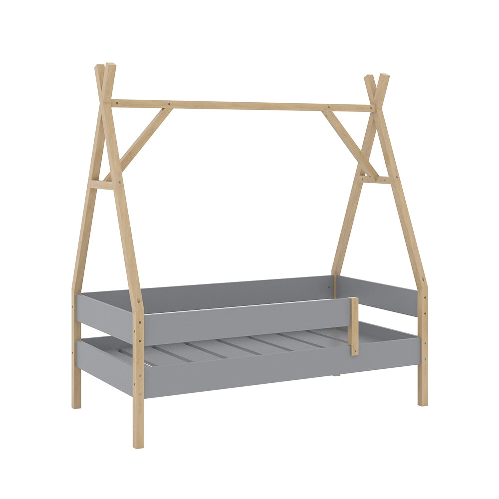 Letto per bambini Bali Grigio 80x160 cm Vitalispa