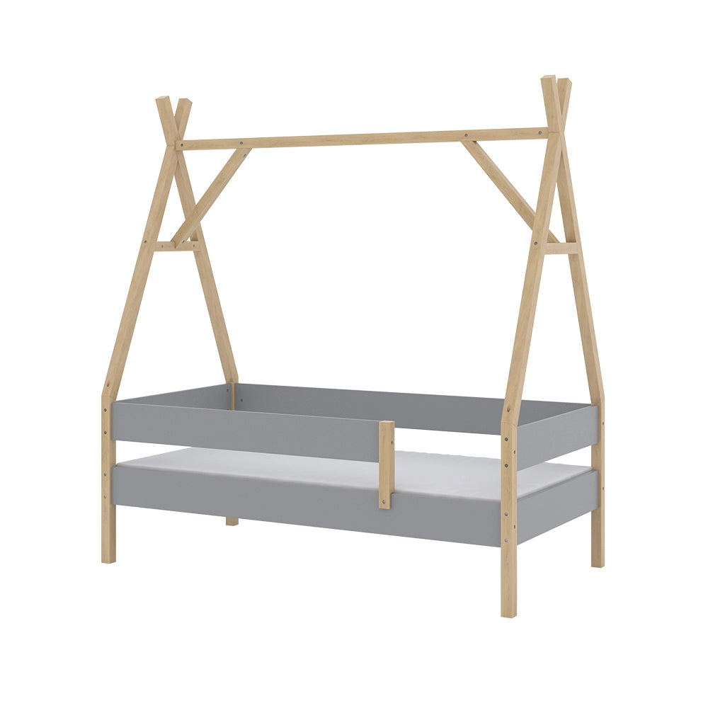 Letto Tipi Bali Grigio 80x160 cm con materasso Vitalispa