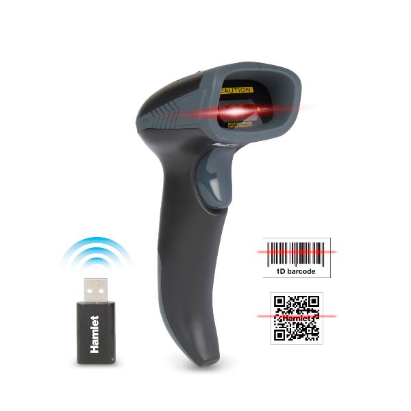 Lettore barcode per codici lineari e bidimensionali Wireless Black HBCS 2D110W