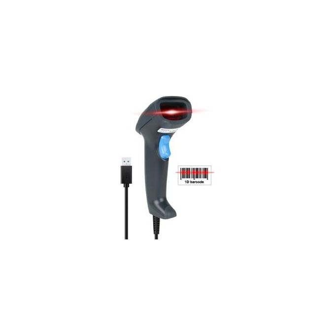 Lettore barcode per codici lineari USB Black HBCS1D10U