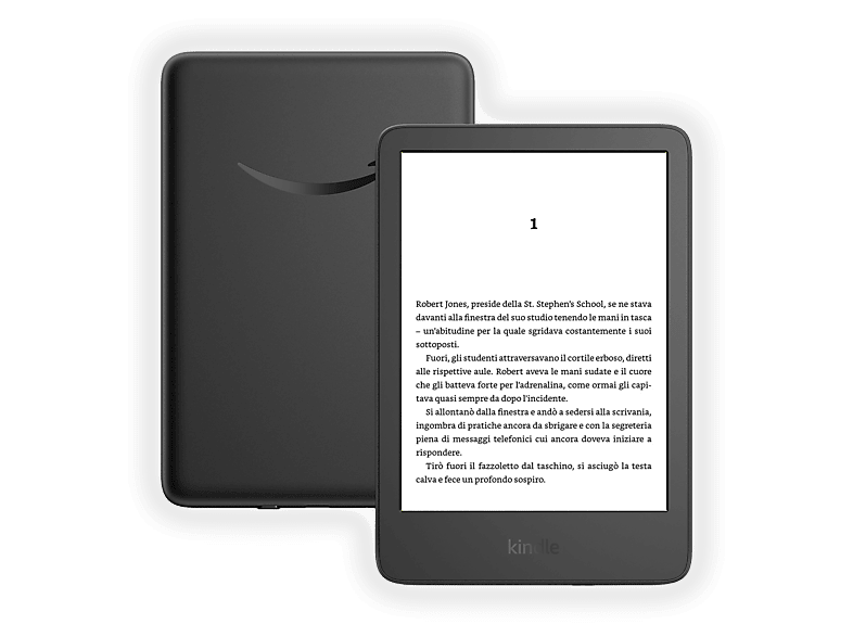 Lettore E-Book KINDLE Base, Nero