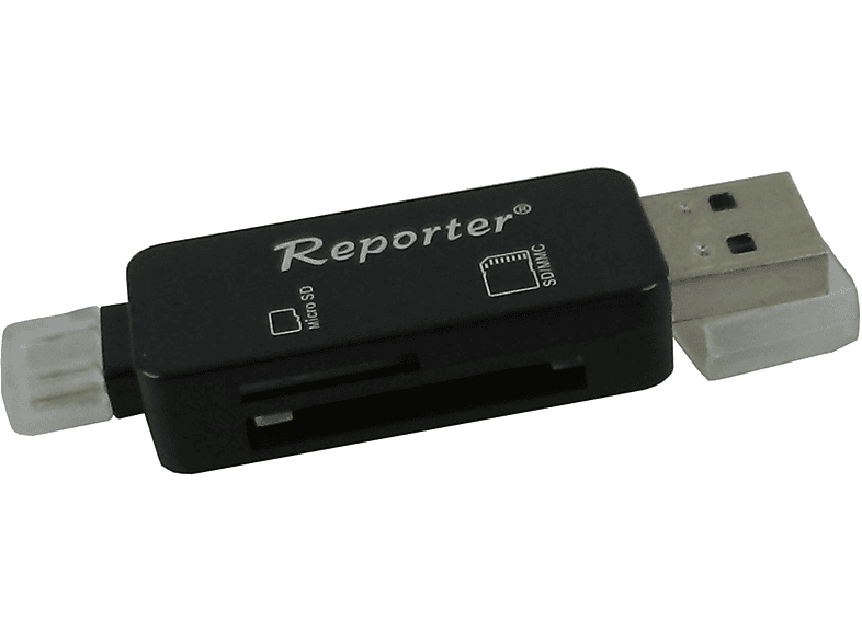 LETTORE SCHEDE DI MEMORIA REPORTER CARD READER SD + MICRO LETTORE SCHEDE DI MEMORIA REPORTER CARD READER SD + MICRO