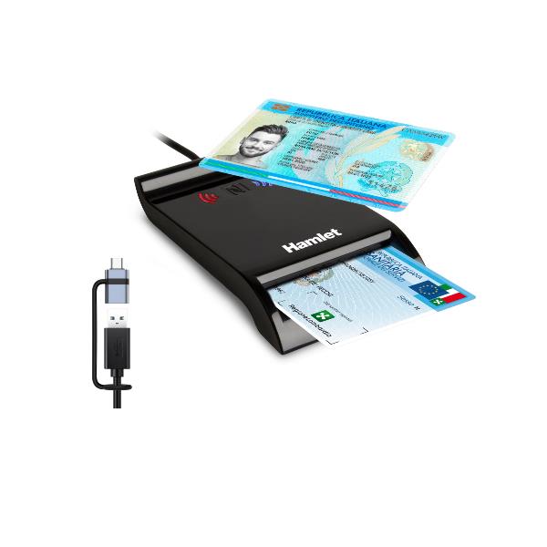 Lettore smart card CIE 3.0 Black HUSCR NFCX