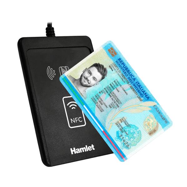Lettore smart card NFC Reader Black HUSCR CIEP
