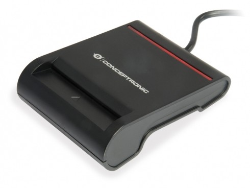 Lettore Smart Card Usb 2.0 Bk Smart Id Plug&Play Cavo 09Mt