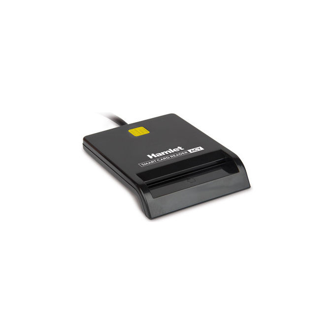 Lettore smart card USB 3.0 Dual connection Black HUSCR ACY