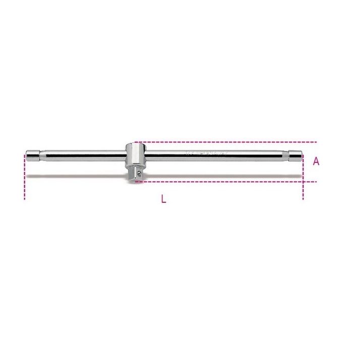 Leva a T con attacco quadro scorrevole 1/2"M (305mm) 920/42 009200854