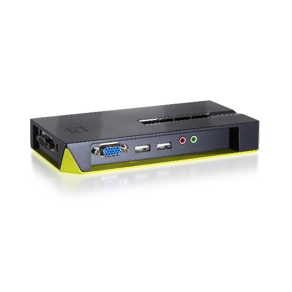 Level One 4 Port USB Desktop Switch With Audio Function Incl. Cables KVM-0421