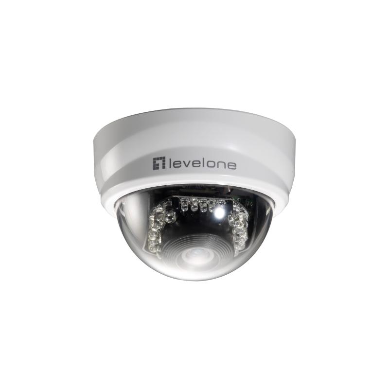 Levelone fcs-3101 telecamera di sorveglianza cupola telecamera di sicurezza ip interno e esterno 1920 x 1080 pixel