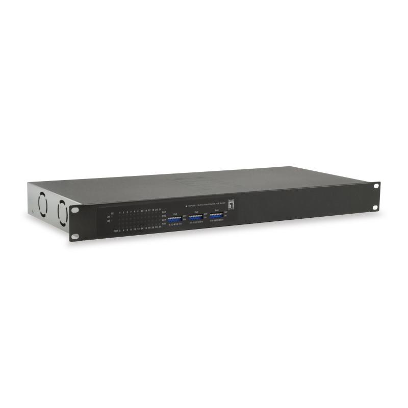 Levelone fgp-2601w150 switch di rete non gestito gigabit ethernet (10/100/1000) supporto power over ethernet (poe) nero