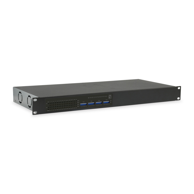 Levelone fgp-3400w250 switch di rete non gestito fast ethernet (10/100) supporto power over ethernet (poe) nero