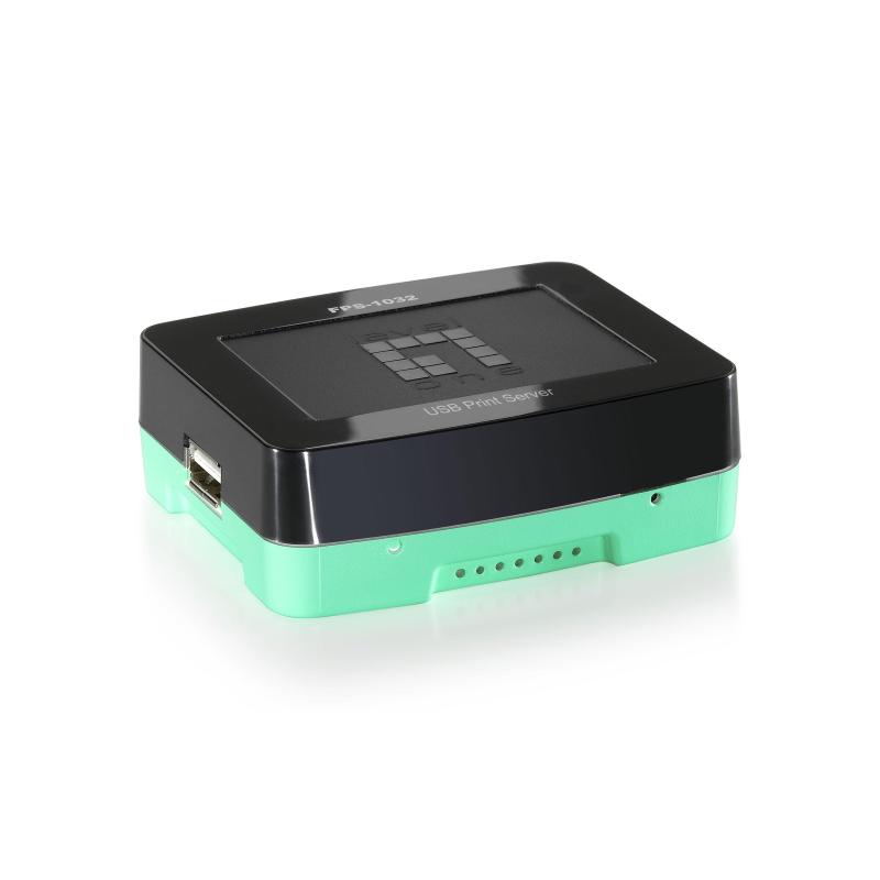 Levelone fps-1032 server di stampa lan ethernet nero, verde