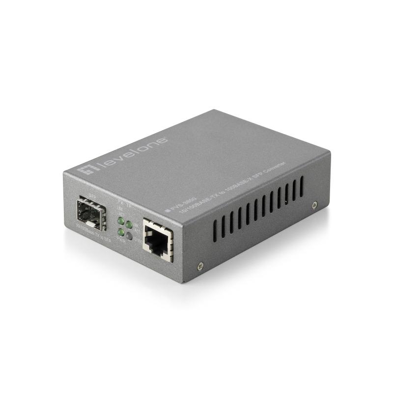 Levelone fvs-3800 convertitore multimediale di rete 100 mbit/s grigio Levelone fvs-3800 convertitore multimediale di rete 100 mbit/s grigio