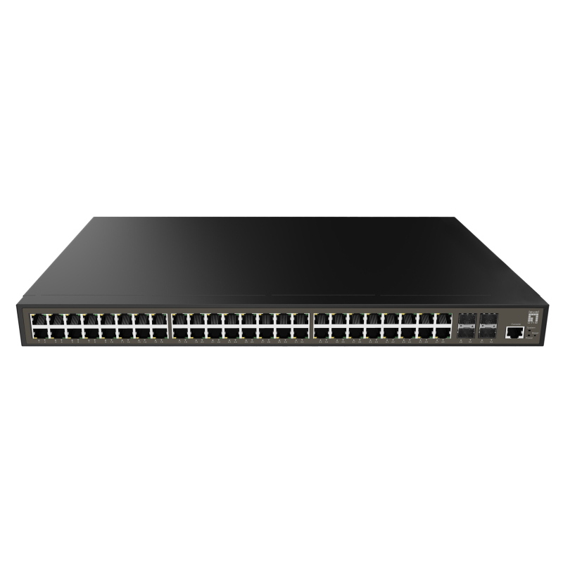 Levelone gel-5271 switch di rete gestito l2+ gigabit ethernet (10/100/1000) 1u nero