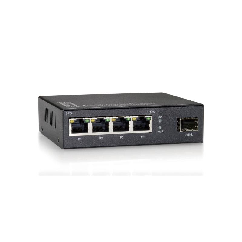 Levelone geu-0521 switch di rete non gestito gigabit ethernet (10/100/1000) grigio