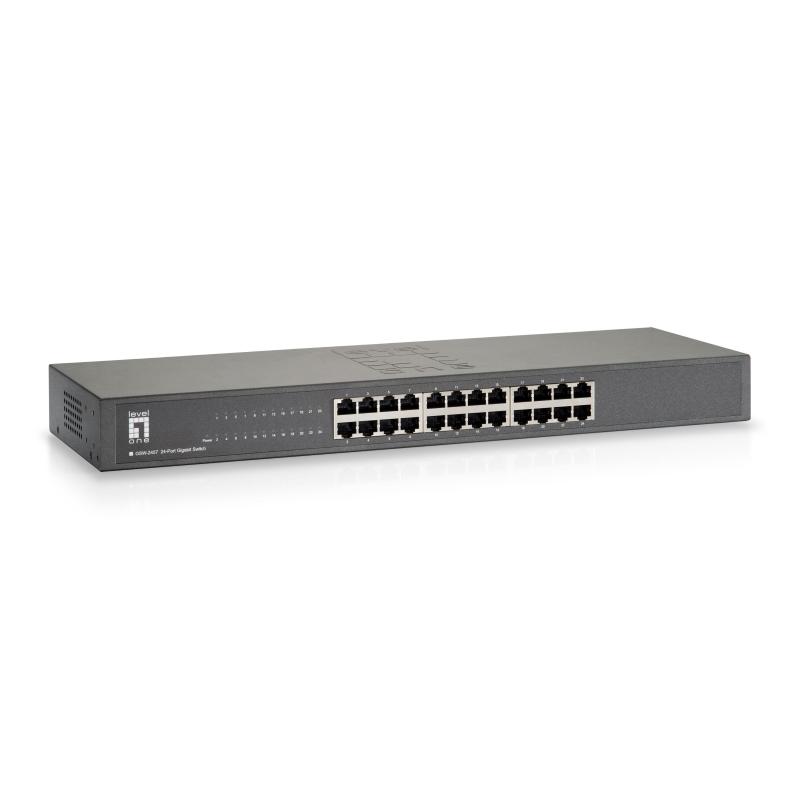 Levelone gsw-2457 switch di rete non gestito gigabit ethernet (10/100/1000) nero Levelone gsw-2457 switch di rete non gestito gigabit ethernet (10/100/1000) nero