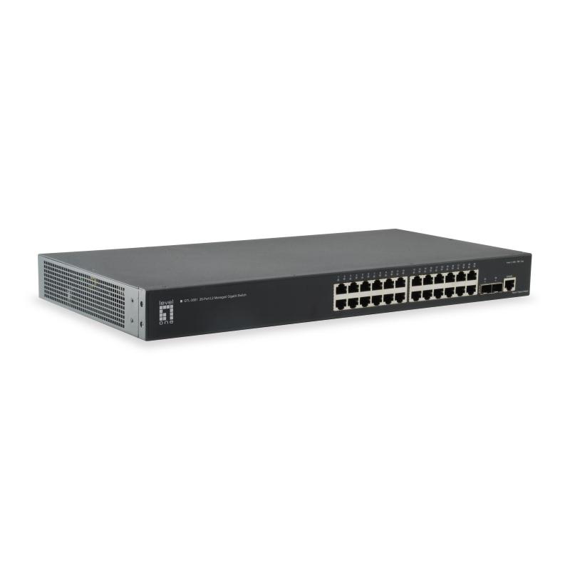 Levelone gtl-2661 switch di rete gestito l2 gigabit ethernet (10/100/1000) nero Levelone gtl-2661 switch di rete gestito l2 gigabit ethernet (10/100/1000) nero