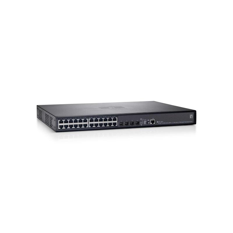 Levelone gtl-2691 switch di rete gestito l3 gigabit ethernet (10/100/1000) nero Levelone gtl-2691 switch di rete gestito l3 gigabit ethernet (10/100/1000) nero