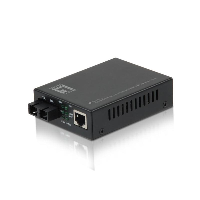 Levelone gvt-2001 convertitore multimediale di rete 1000 mbit/s 850 nm modalità multipla nero