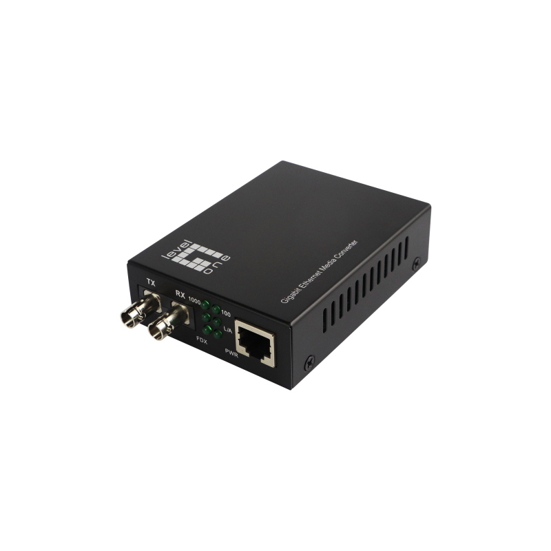 Levelone gvt-2003 convertitore multimediale di rete 1000 mbit/s 1310 nm modalità singola nero