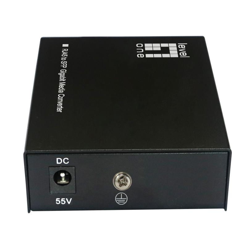 Levelone gvt-2016 convertitore multimediale di rete 1000 mbit/s modalità multipla, modalità singola nero