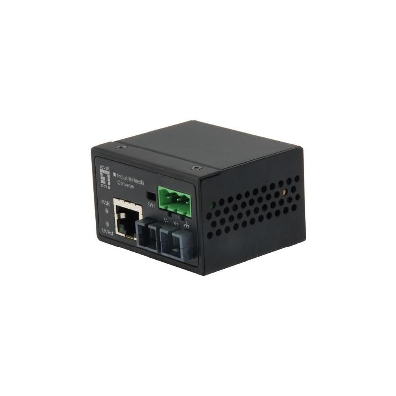 Levelone iec-4002 convertitore multimediale di rete 100 mbit/s modalità multipla nero Levelone iec-4002 convertitore multimediale di rete 100 mbit/s modalità multipla nero