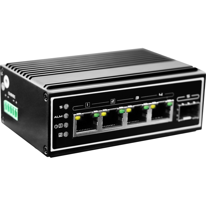 Levelone igp-0502 switch di rete non gestito gigabit ethernet (10/100/1000) supporto power over ethernet (poe) nero