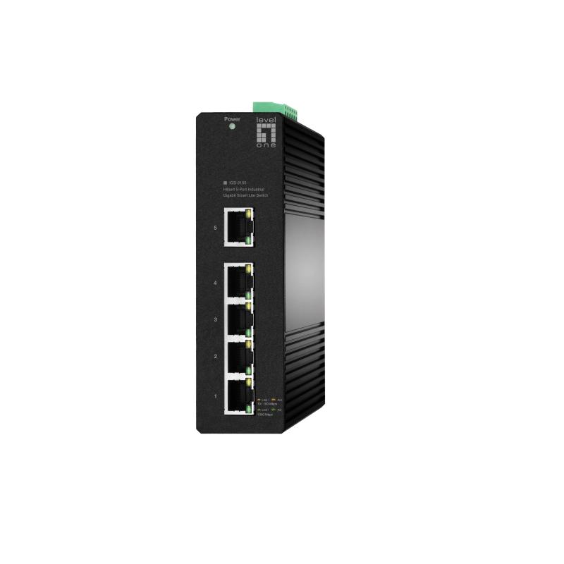 Levelone igs-2105 switch di rete gestito l2 gigabit ethernet (10/100/1000) nero Levelone igs-2105 switch di rete gestito l2 gigabit ethernet (10/100/1000) nero