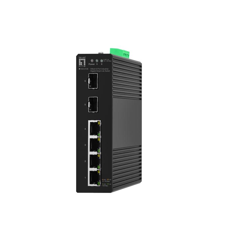 Levelone igs-2106 switch di rete gestito l2 gigabit ethernet (10/100/1000) nero Levelone igs-2106 switch di rete gestito l2 gigabit ethernet (10/100/1000) nero