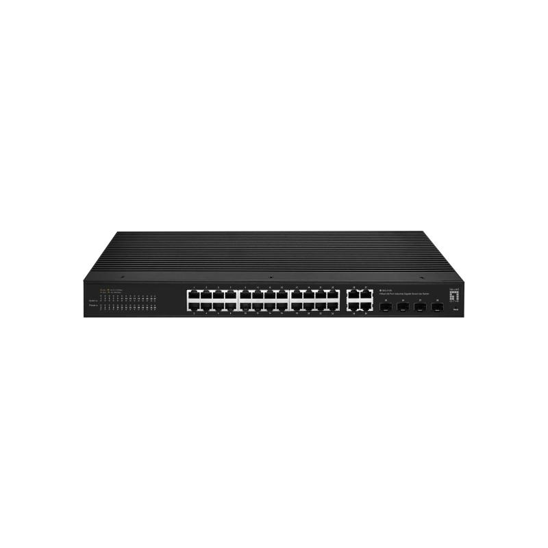 Levelone igs-2128 switch di rete gestito l2 gigabit ethernet (10/100/1000) nero Levelone igs-2128 switch di rete gestito l2 gigabit ethernet (10/100/1000) nero