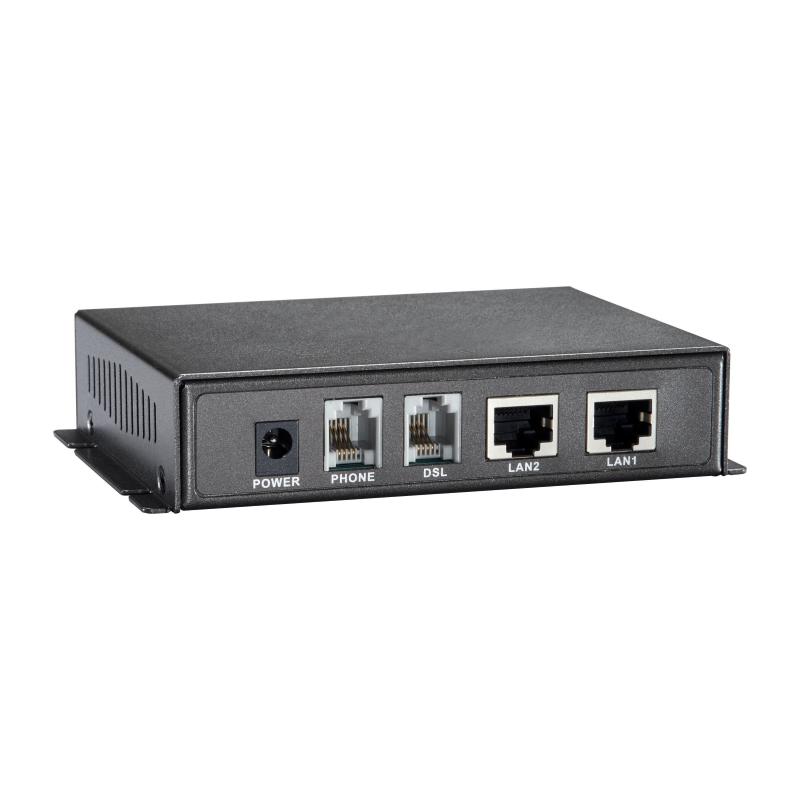 Levelone vds-1202 convertitore multimediale di rete 100 mbit/s grigio