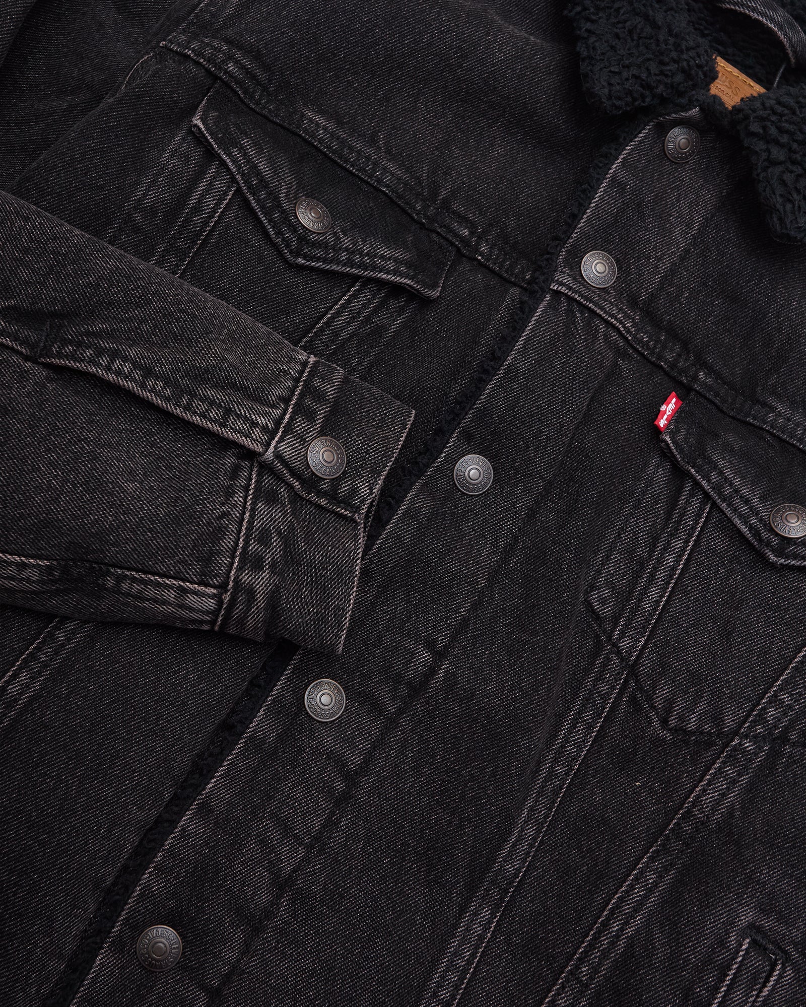 Levi's Giacca Sherpa Type 3 Built To Last Sher Nera
