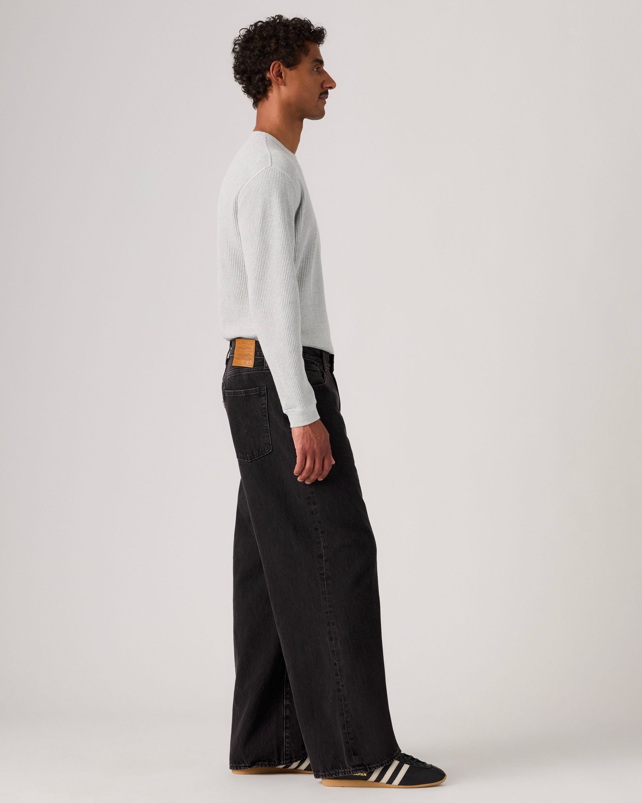 Levi's Jeans Baggy Wide Leg Better Times Nero Levi's Jeans Baggy Wide Leg Better Times Nero