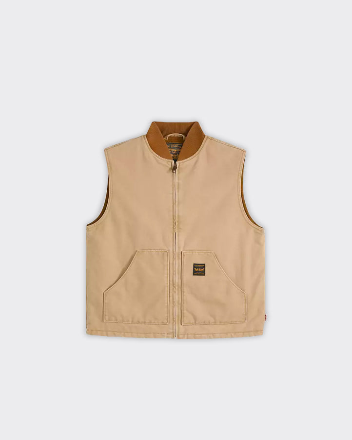 Levi's Vest Sansome Tigers Eye Canvas Beige