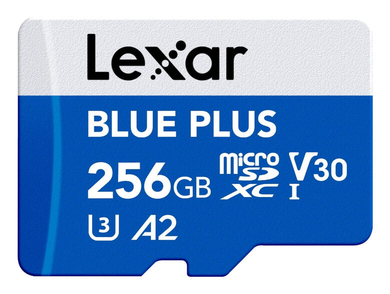 Lexar - 256gb Microsdxc Plus-blue/white
