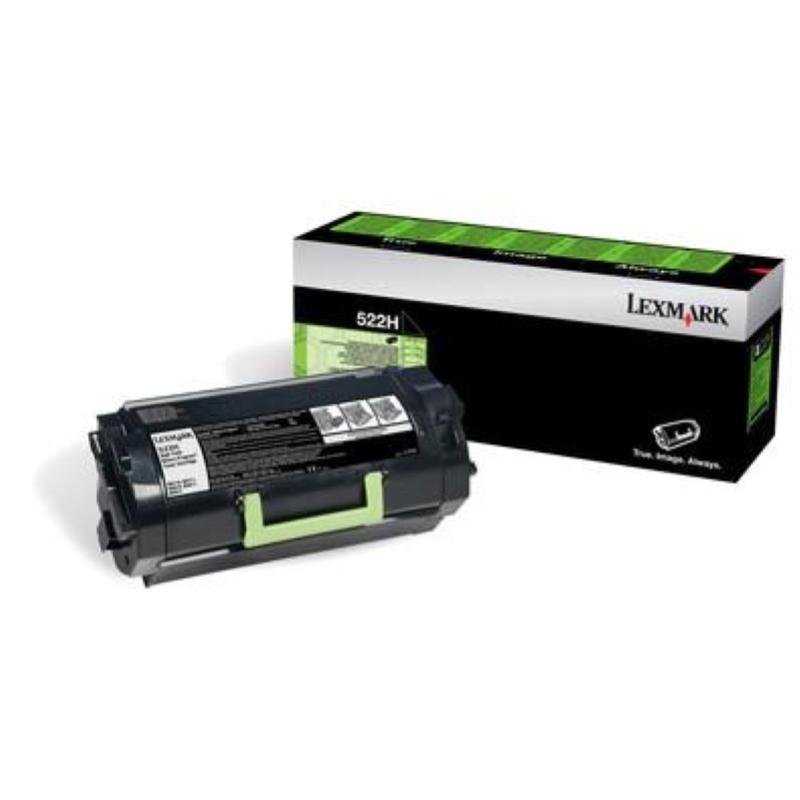Lexmark 522h cartuccia toner 1 pz originale nero Lexmark 522h cartuccia toner 1 pz originale nero