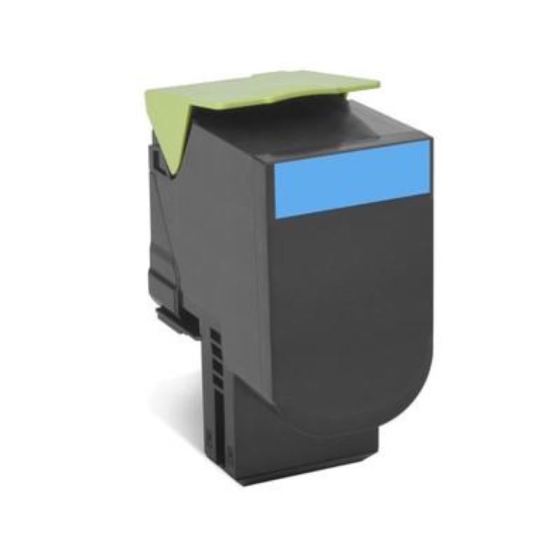 Lexmark 702c r cartuccia toner 1 pz originale ciano