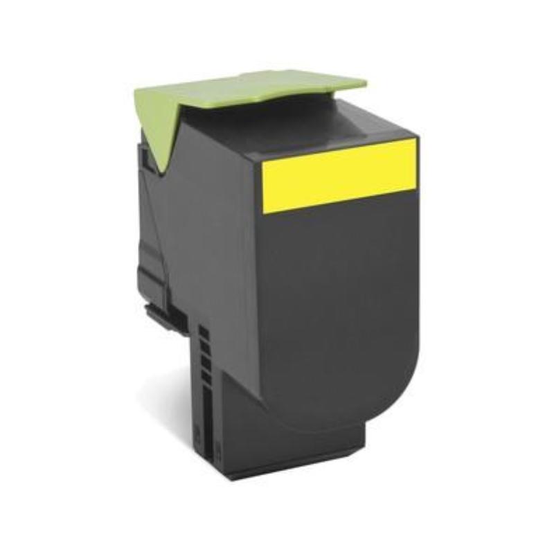 Lexmark 702xy cartuccia toner 1 pz originale giallo