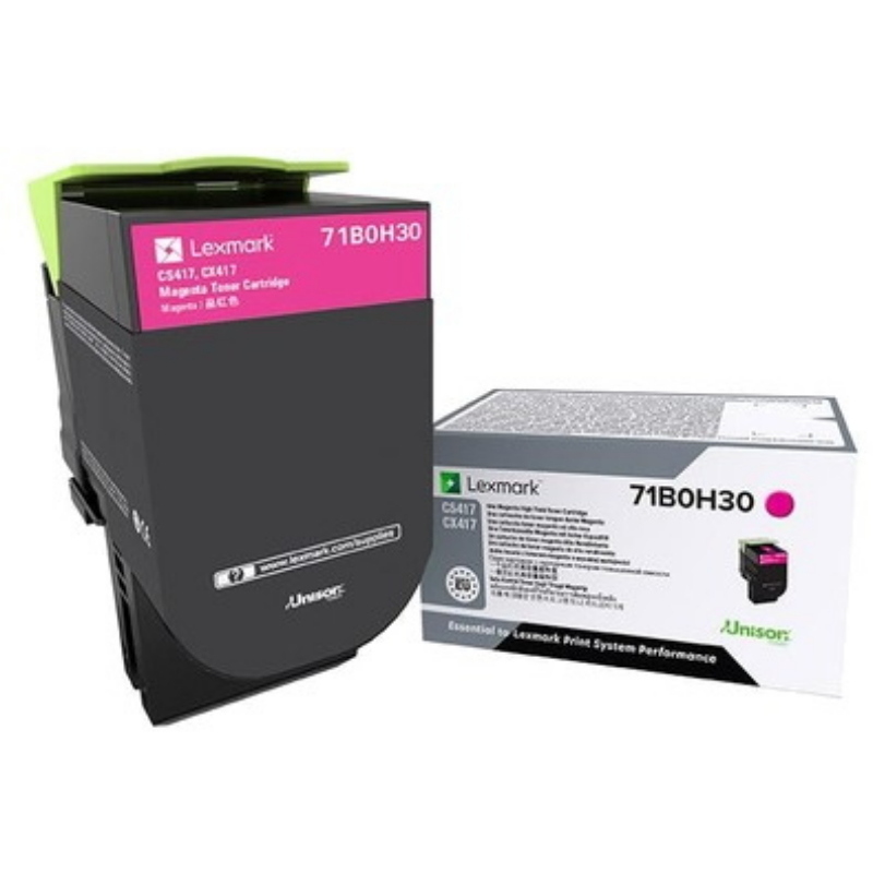 Lexmark 71b0h30 cartuccia toner 1 pz originale magenta Lexmark 71b0h30 cartuccia toner 1 pz originale magenta