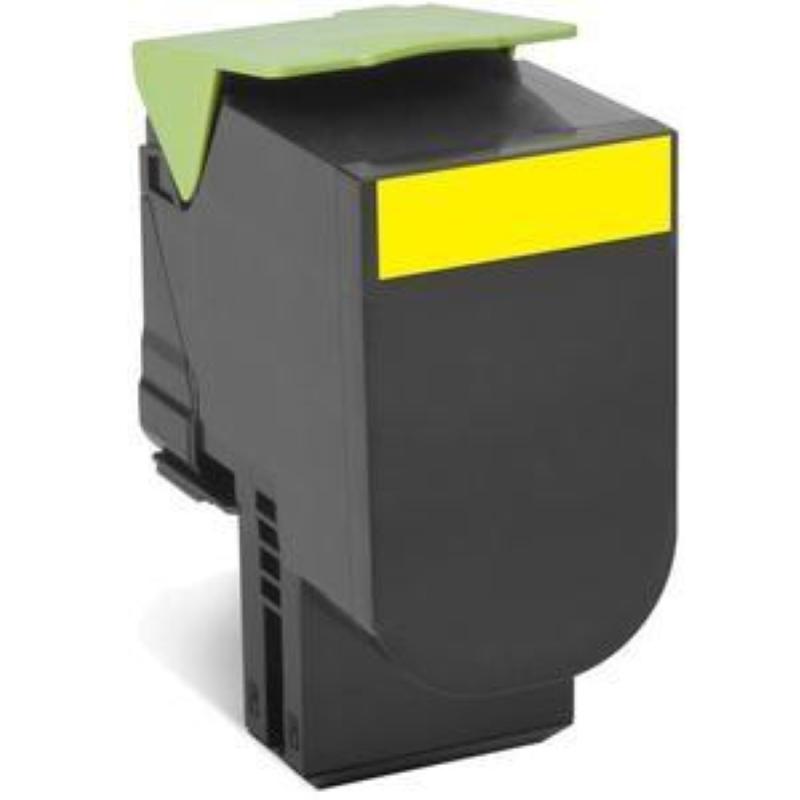 Lexmark 80c2hye cartuccia toner 1 pz originale giallo Lexmark 80c2hye cartuccia toner 1 pz originale giallo