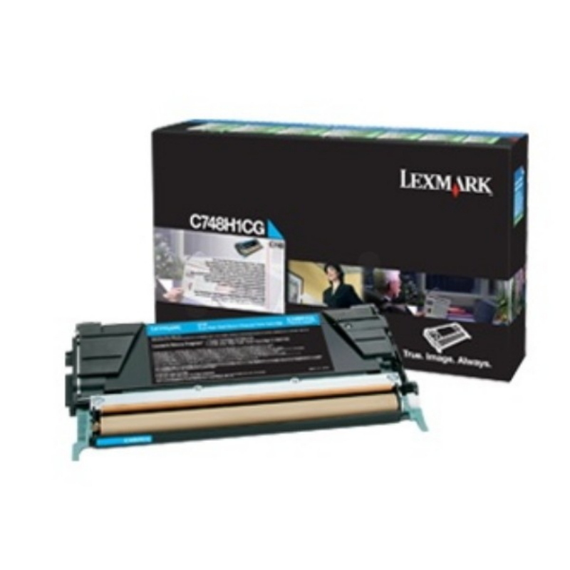 Lexmark c748h3cg cartuccia toner 1 pz originale ciano Lexmark c748h3cg cartuccia toner 1 pz originale ciano