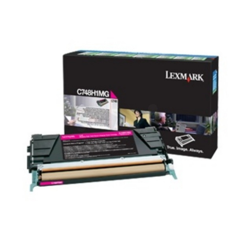 Lexmark c748h3mg cartuccia toner 1 pz originale magenta