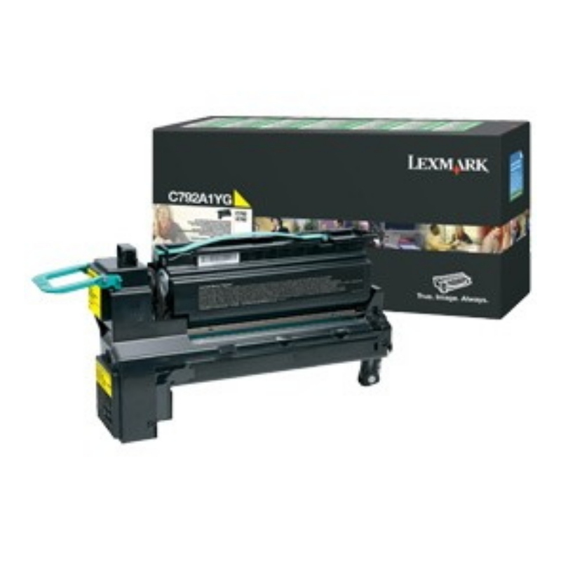 Lexmark c792a1yg cartuccia toner 1 pz originale giallo